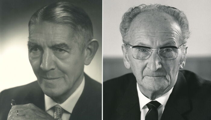 Karl Eychmüller und Dr. Hans Wieland