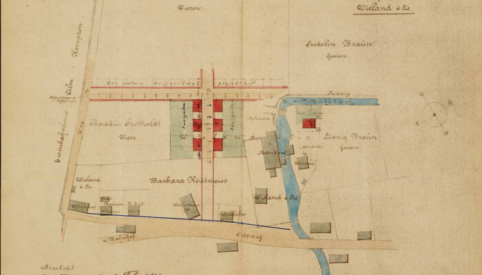 Location plan workers houses