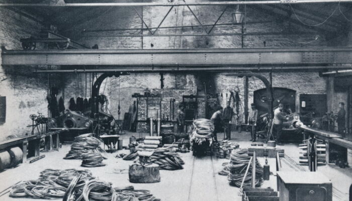 Extrusion presses Vöhringer factory