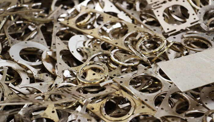 Stamping waste