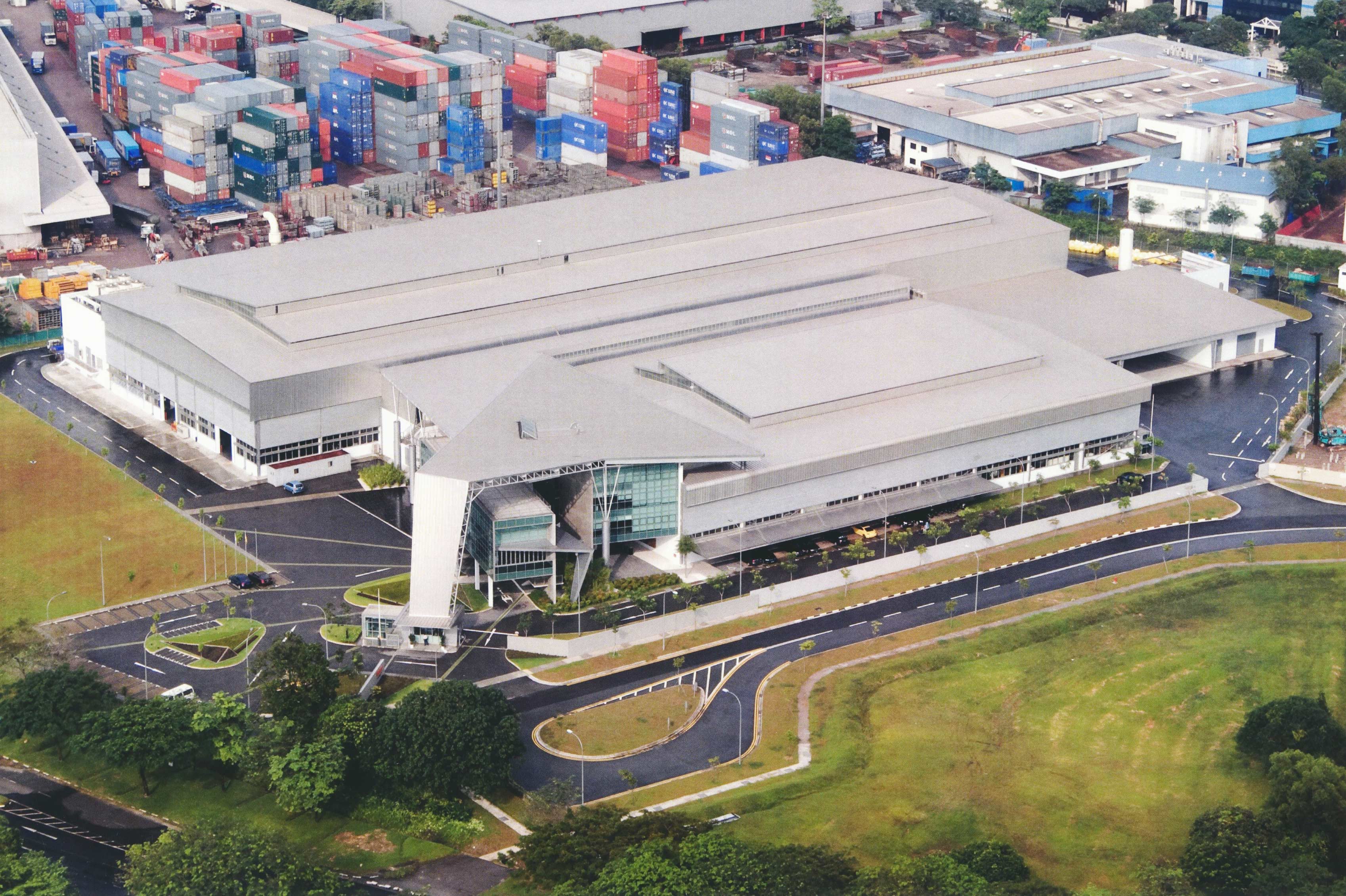 Aerial view Wieland rolling mill Asia